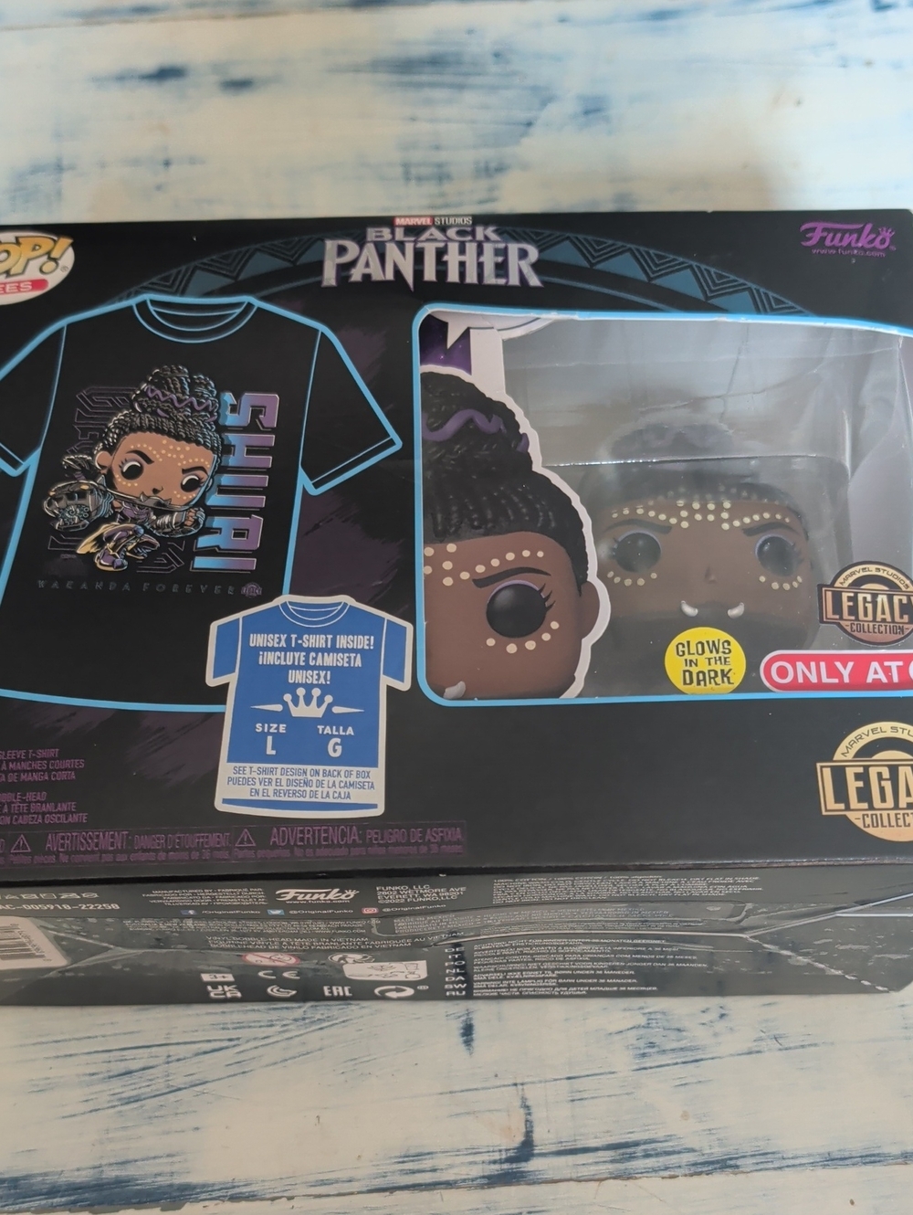 Funko Black Panther Shuri Funko Pop! Set with Black and Purple Accents